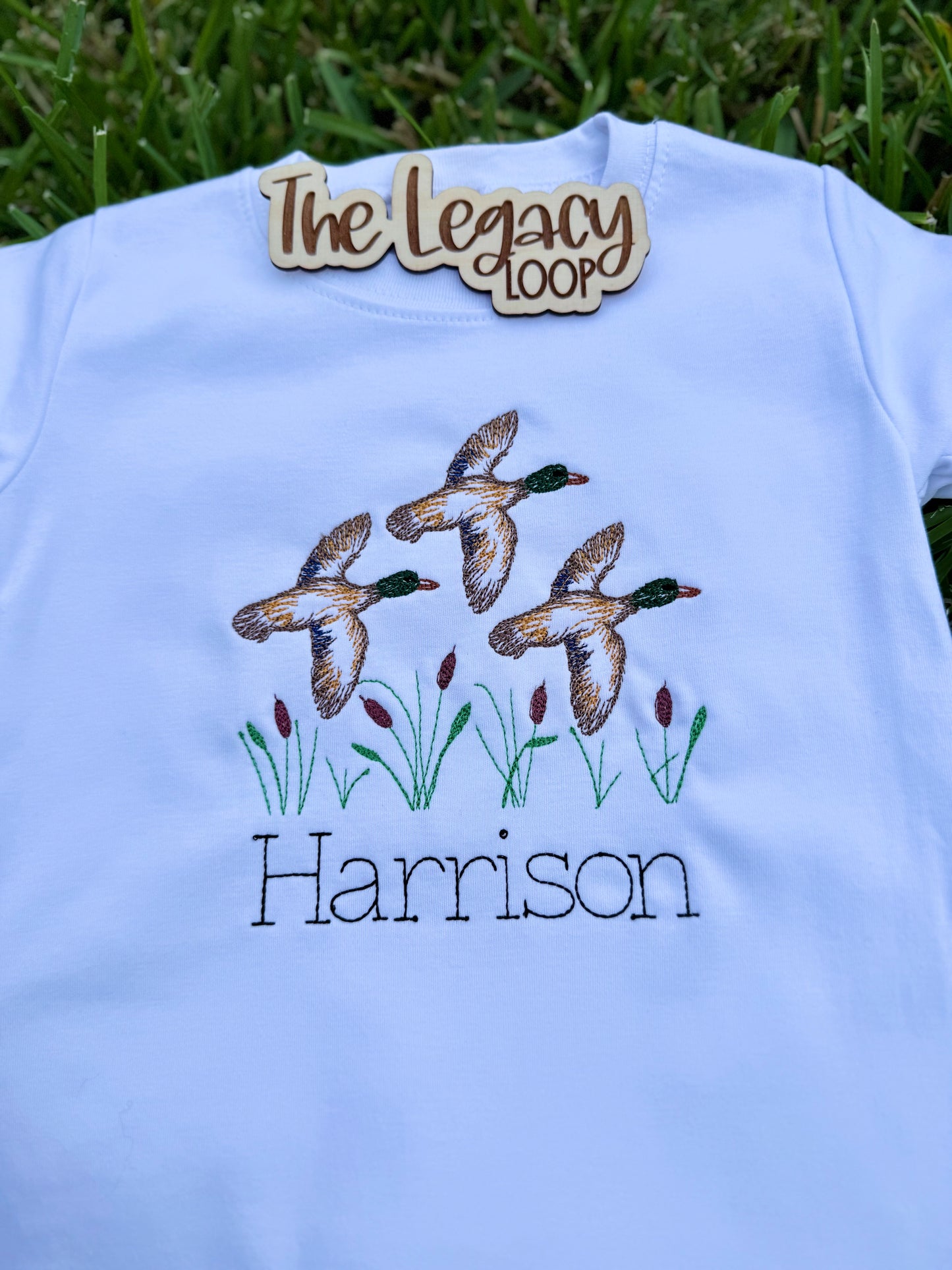 Personalized Mallard Embroidered Shirt