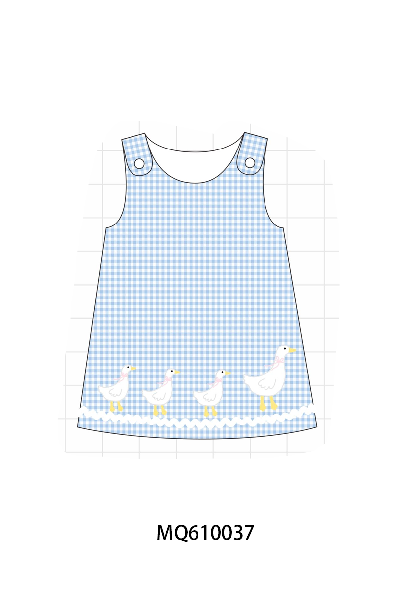 Blue goose applique gingham collection - ETA: May (Closes 11/01)