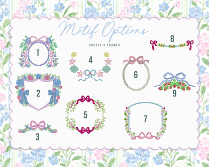 Baby Girl Monogram Swing Back Set