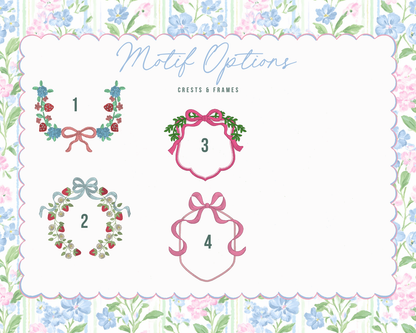 Baby Girl Monogram Swing Back Set