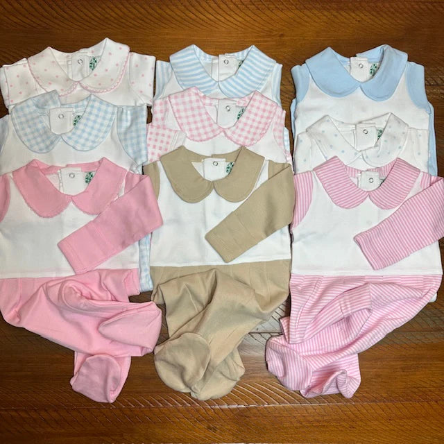 Personalized  Baby Romper | Custom Monogram Baby Outfit | Embroidered Baby Footie | Boutique Baby Girl Clothing