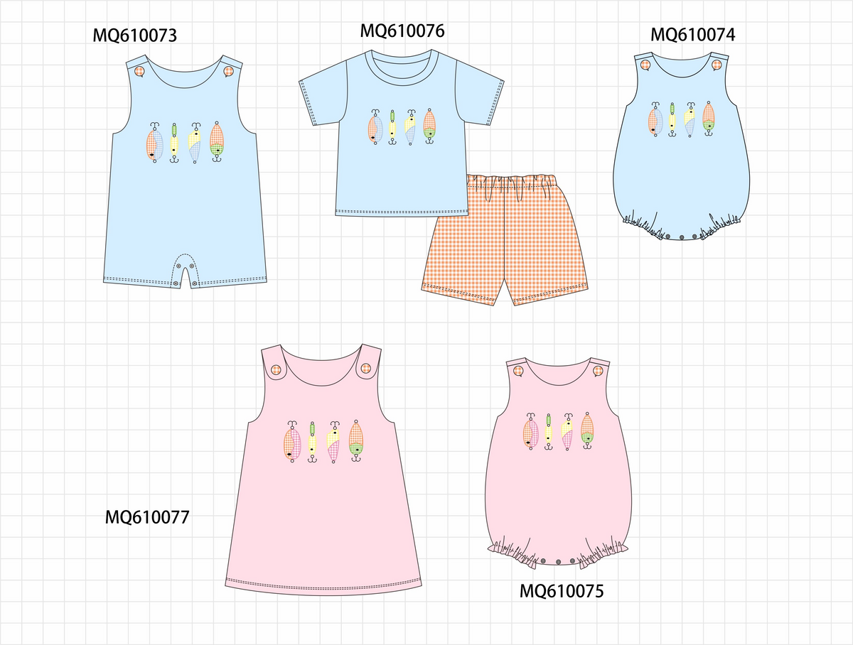 Blue&pink fishing applique collection - ETA: May (Closes 11/01)