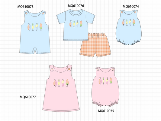 Blue&pink fishing applique collection - ETA: May (Closes 11/01)
