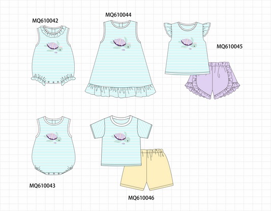 Blue stripe turtle applique collection - ETA: May (Closes 11/01)