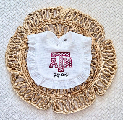 Customizable Game Day Baby Bib