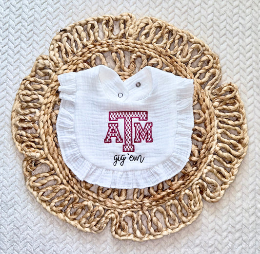 Customizable Game Day Baby Bib