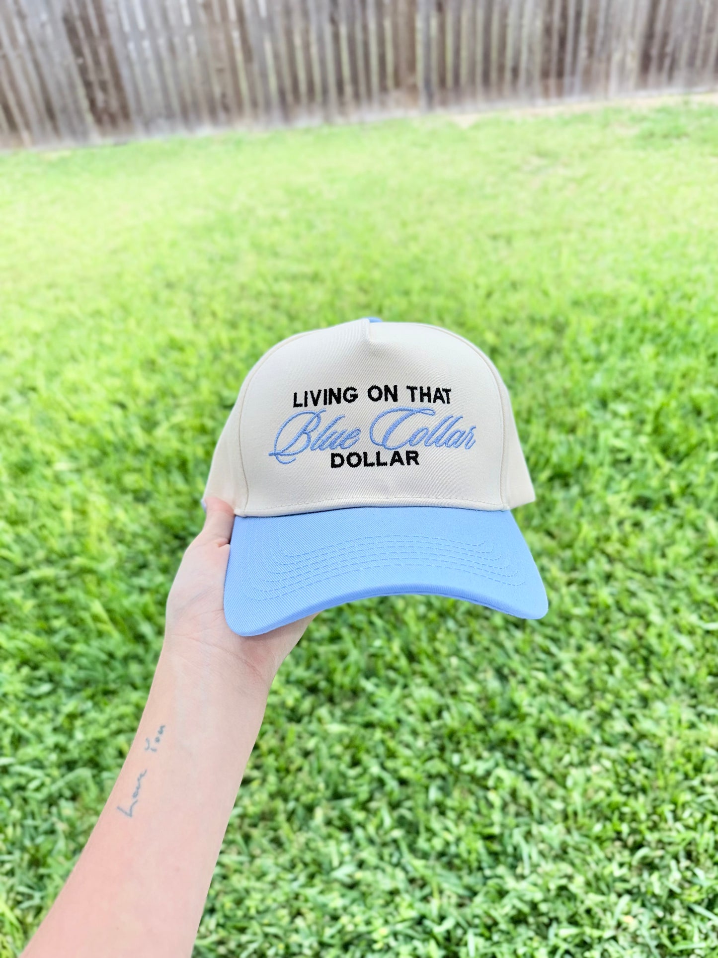 Blue Collar Dollar Trucker Hat