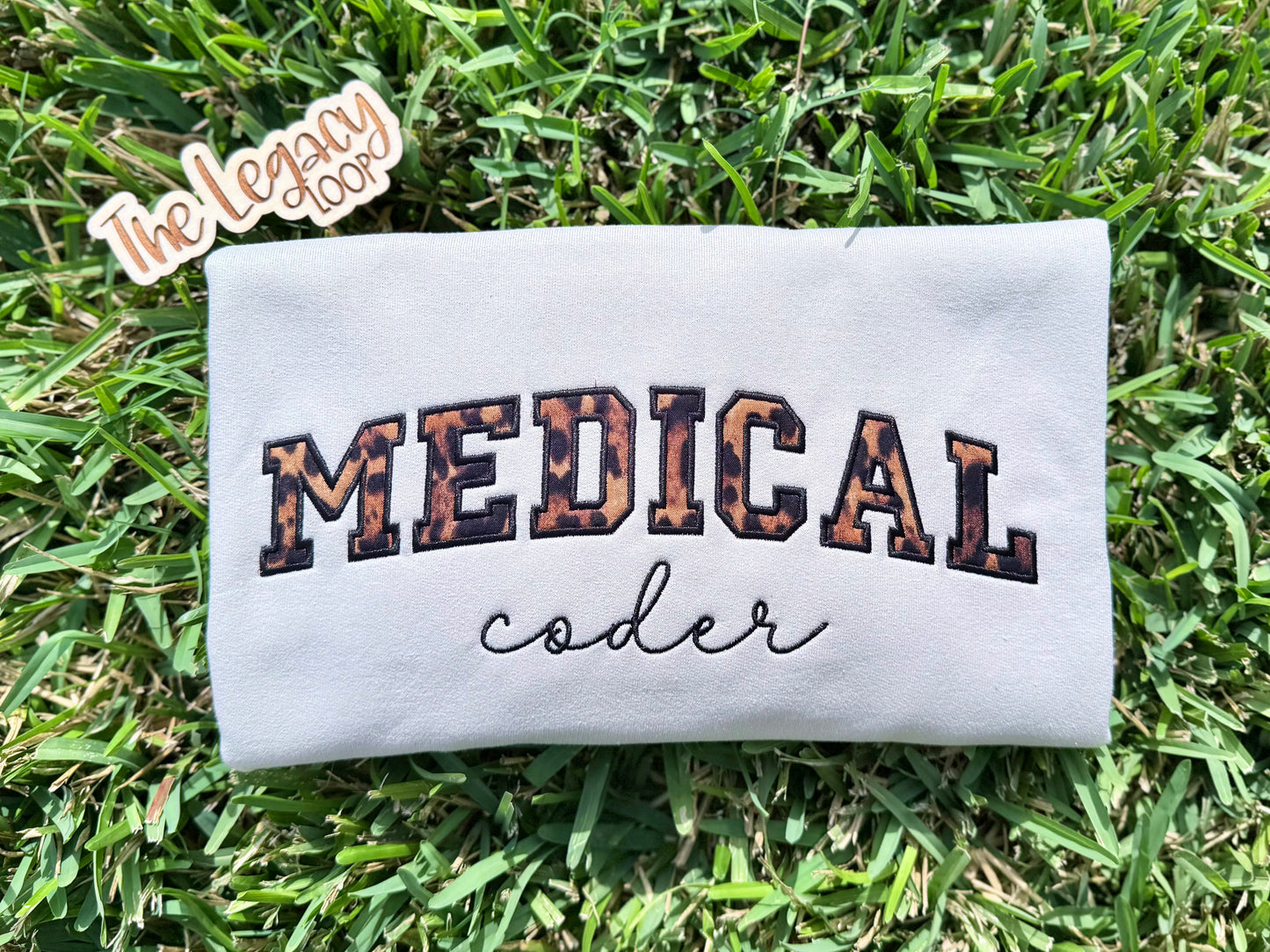 Leopard Medical Crewneck