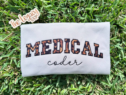 Leopard Medical Crewneck