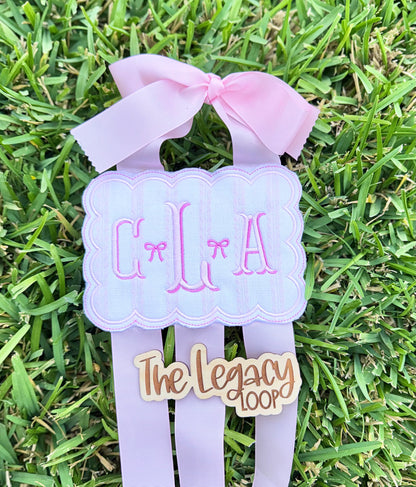 Personalized Bow Holder for Girls