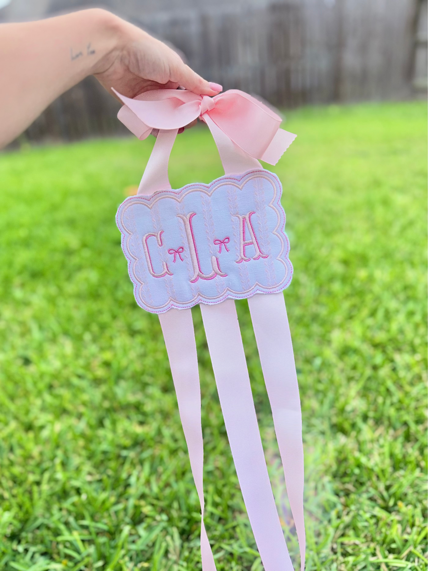 Personalized Bow Holder for Girls