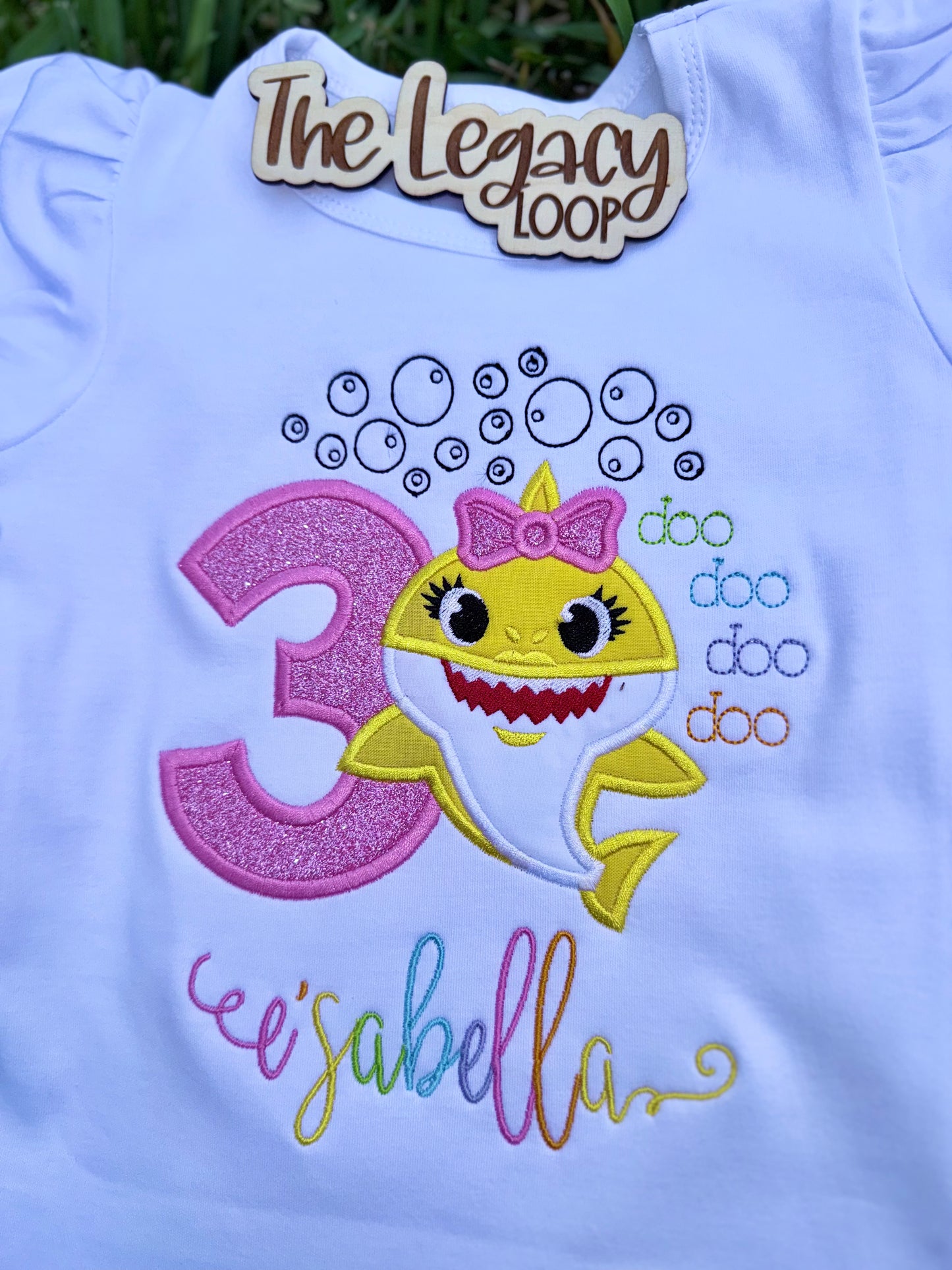 Personalized Baby Shark Birthday Shirt