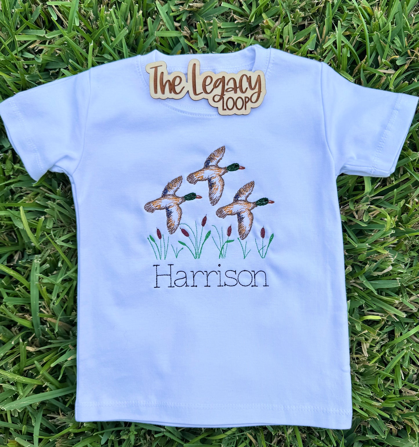 Personalized Mallard Embroidered Shirt
