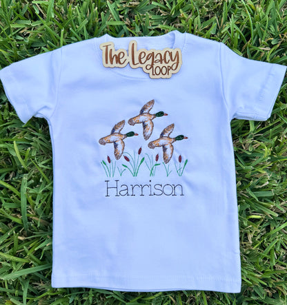 Personalized Mallard Embroidered Shirt
