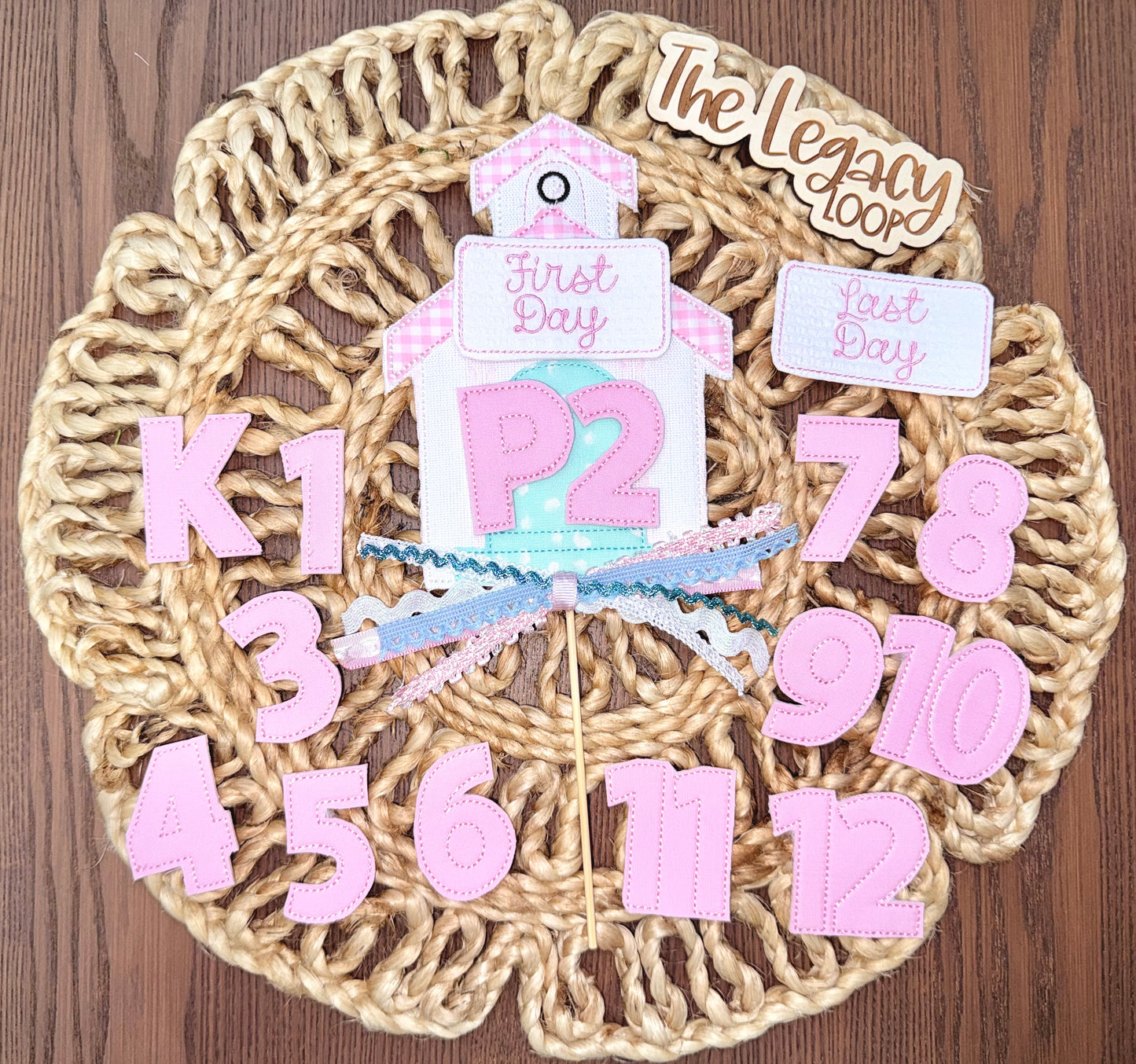 Personalized Back to School Wand | First & Last Day School Photo Prop | Custom School Wand | Milestone Photo Accessory