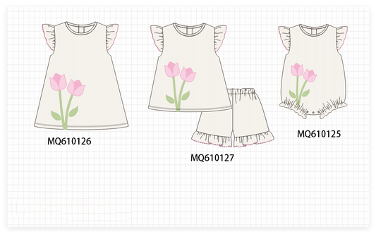 Latte stripe floral applique colleciton - ETA: May (Closes 11/01)