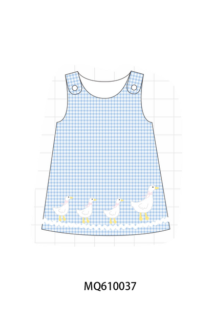 Blue goose applique gingham collection - ETA: May (Closes 11/01)