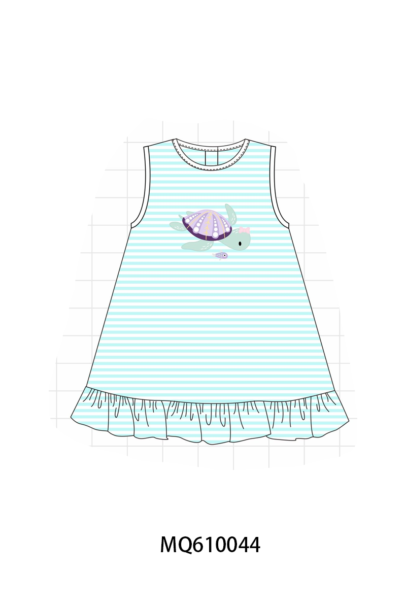 Blue stripe turtle applique collection - ETA: May (Closes 11/01)