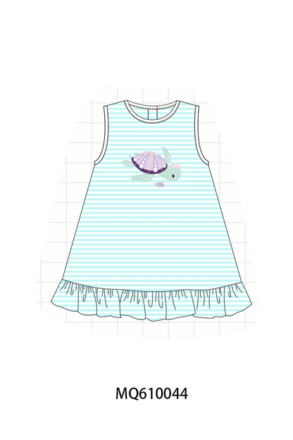 Blue stripe turtle applique collection - ETA: May (Closes 11/01)