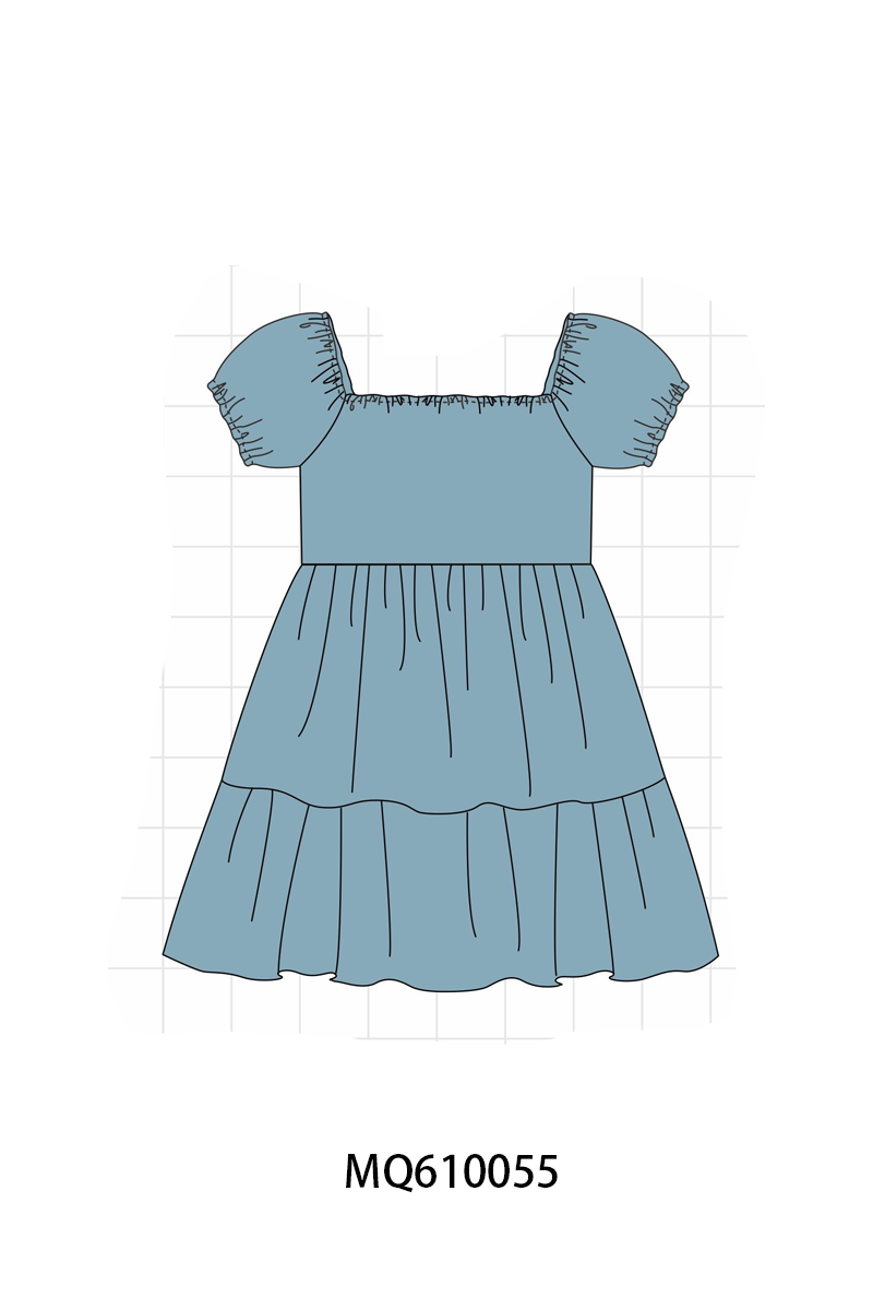 Multicolored tiered puff dress - ETA: May (Closes 11/01)