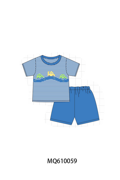 Blue vehicle applique stripe collection - ETA: May (Closes 11/01)