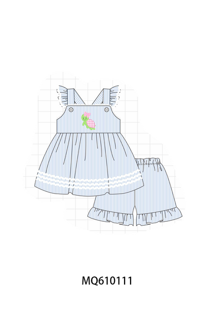 Blue stripe turtle applique collection - ETA: May (Closes 11/01)