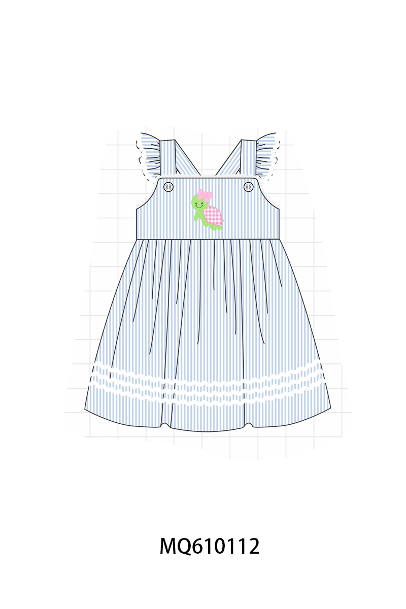 Blue stripe turtle applique collection - ETA: May (Closes 11/01)