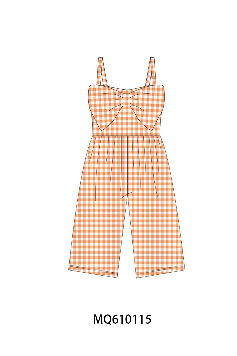 Muticolored gingham bow jumpsuit collection - ETA: May (Closes 11/01)