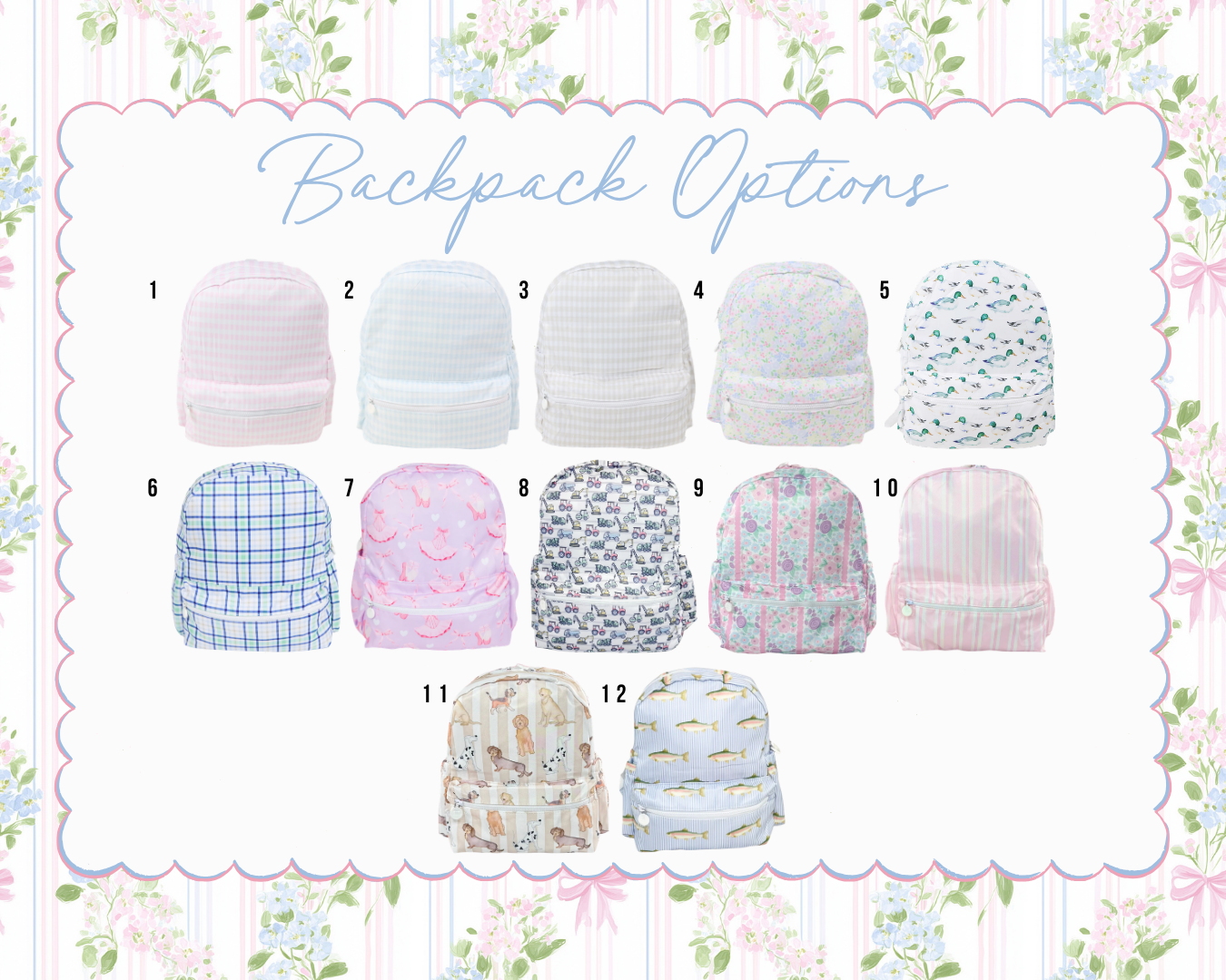 Personalized Kids Backpack | Custom Embroidered Backpack | Monogram Backpack | Personalized School Bag | Toddler & Preschool Backpack