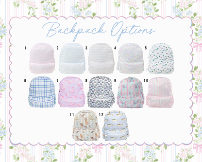 Personalized Kids Backpack | Custom Embroidered Backpack | Monogram Backpack | Personalized School Bag | Toddler & Preschool Backpack