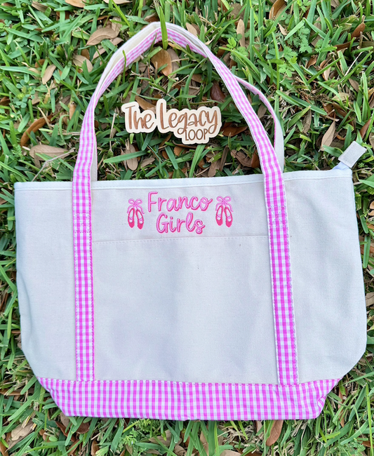 Personalized Mom Tote Bag