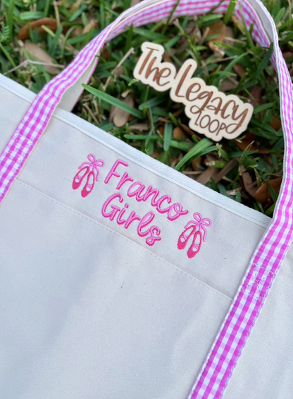 Personalized Mom Tote Bag