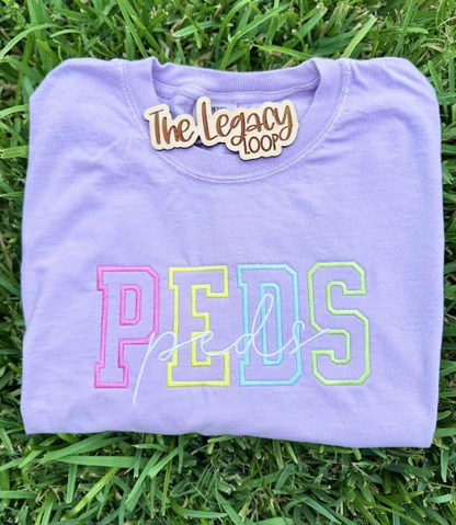 Custom Pastel Department Shirt (PEDS, ER, NICU, L&D, etc.)