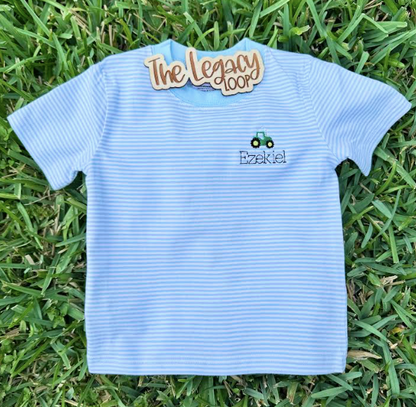 Knit Striped T-Shirt